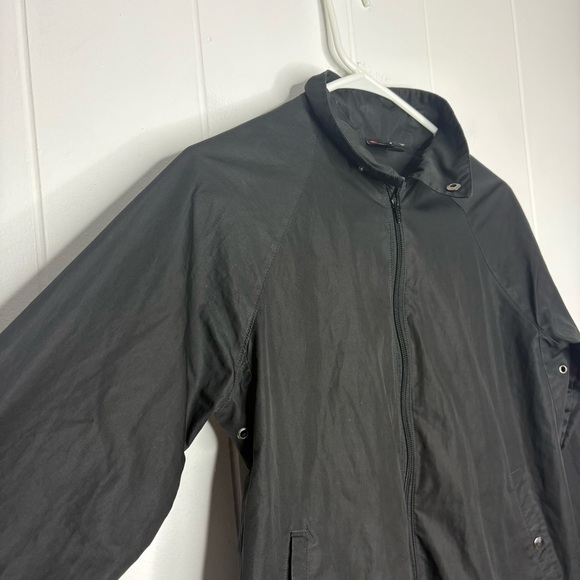 CHROME Industries Black Full Zip Stand Collar Snap Pocket Windbreaker Small - Picture 8 of 10